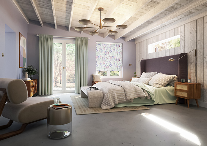 Foxglove Field, Summer Day - Twist&Fit Roller Blind - Image 7